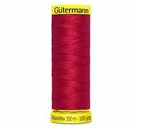 Gutermann Maraflex Elastic Stretch Sewing Thread - 150m Spool - 156 Red