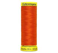 Gutermann Maraflex Elastic Stretch Sewing Thread - 150m Spool - 351 Dark Orange