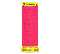 Gutermann Maraflex Elastic Stretch Sewing Thread - 150m Spool - 3837 Neon Pink