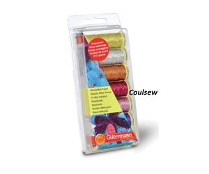 Gutermann Metallic Effect Glitter Sparkling Thread 50m Reel You Choose from 12
