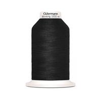 Gutermann Miniking Overlocker Thread 000 Black - 1000 Metres - each