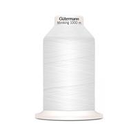 Gutermann Miniking Overlocker Thread 800 White - 1000 Metres - each