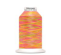 Gutermann Multicolour Bulky Lock 80 Overlocker Thread 9878 - 1000 Metres - each