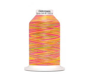 Gutermann Multicolour Bulky Lock 80 Overlocker Thread 9878 - 1000 Metres - each