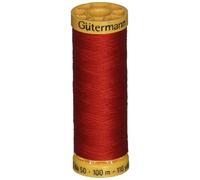 Gutermann Natural Cotton Thread 110yd-Bright Red