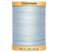 Gutermann Natural Cotton Thread for Hand or Machine Sewing, Quilting, Decorative Embroidery or Applique - Colour 6217-1 x 800m Spool