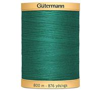Gutermann Natural Cotton Thread for Hand or Machine Sewing, Quilting, Decorative Embroidery or Applique - Colour 8244-1 x 800m Spool
