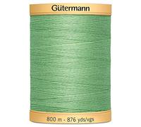 Gutermann Natural Cotton Thread for Hand or Machine Sewing, Quilting, Decorative Embroidery or Applique - Colour 7880-1 x 800m Spool