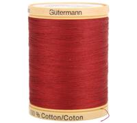 Gutermann 876 yd Natural Cotton Thread Solids, Raspberry