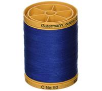 Gutermann Natural Cotton Thread Solids 876yd, Royal Blue