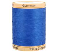 Gutermann Natural Cotton Thread Solids 876yd-Royal Blue