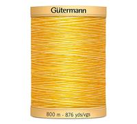Gutermann Natural Cotton Thread Variegated 876yd-Sunrise Sunset