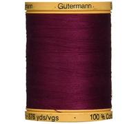 Gutermann Natural Plain Cotton Thread 876 m Burgundy
