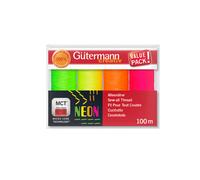 Gütermann Sew-All Neon Thread Set - 4 x 100 m reels