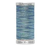 Gutermann No 30 Sulky Cotton Embroidery Thread 300m 4014 Blue, Navy - Each