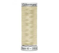 Gutermann No 40 Sulky Rayon Embroidery Thread 200m 1022 Yellow - Each