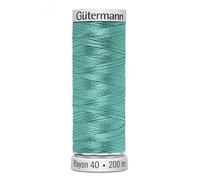 Gutermann No 40 Sulky Rayon Embroidery Thread 200m 1045 Green - Each