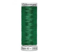 Gutermann No 40 Sulky Rayon Embroidery Thread 200m 1079 Green - Each
