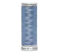 Gutermann No 40 Sulky Rayon Embroidery Thread 200m 1222 Turquoise - Each