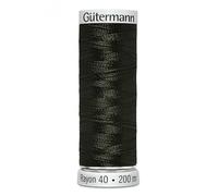 Gutermann No 40 Sulky Rayon Embroidery Thread 200m 1272 Green - Each