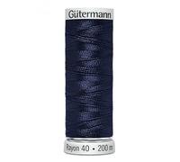 Gutermann No 40 Sulky Rayon Embroidery Thread 200m 1294 Navy - Each