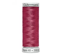 Gutermann No 40 Sulky Rayon Embroidery Thread 200m 1307 Pink - Each