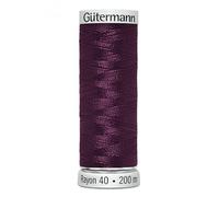 Gutermann No 40 Sulky Rayon Embroidery Thread 200m 1545 Purple - Each