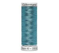 Gutermann No 40 Sulky Rayon Embroidery Thread 200m 1560 Green - Each