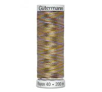 Gutermann No 40 Sulky Rayon Embroidery Thread 200m 2243 Green, Purple - Each