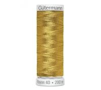 Gutermann No 40 Sulky Rayon Embroidery Thread 200m 567 Yellow - Each