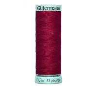 Gutermann 723878-384-1 Dark Red R753 No.40 Silk Thread 30m x 1 Reel