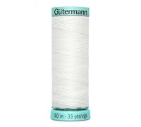 723878-800-1 White Gutermann R753 No.40 Silk Thread 30m x 1 Reel