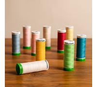 Gutermann Recycled 100% rPET Sew All Thread 10 x 100m reels Assorted Pastels