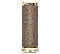 Gutermann Sew-All General Purpose Polyester Thread for Hand or Machine Sewing, Embroidery and Stitching - Colour 199-1 x 100m Spool