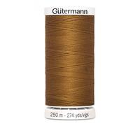 Gutermann Sew All Polyester Thread, 250Mtr, Toffee (0448), 5.5 x 2.7 x 2.7 cm