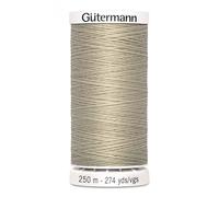 Gutermann Sew All Polyester Thread, Beige Bone (0722), 250 m, 5.5 x 2.7 x 2.7 cm