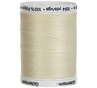 Gutermann Sew All Polyester Thread, 1000Mtr, Ivory (0001),5.5 x 4 x 4 cm