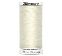 Gutermann Sew All Polyester Thread, 500Mtr, Ivory (0001)