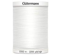 Gutermann Sew All Sewing Thread 1000m White 800 - each