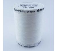 Gutermann Sew-All Thread, Polyester, White, 1000 m