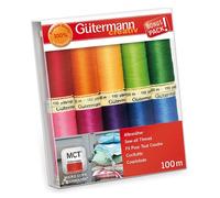 Gutermann Sew-All Thread Set 10 Spools Bright Colors 100m 734006 col 3