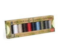 GUTERMANN POLYESTER SEW-ALL THREAD 100% RECYCLED Assorted Colours x 10 Spools