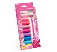 Gutermann Sew-All Thread Set - 10X100M Cute & Pink + White Marking Pencil For Creative Sewing