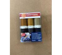Gutermann Sewing Denim Thread Collection -Professional Jeans Thread 6x100m Reels