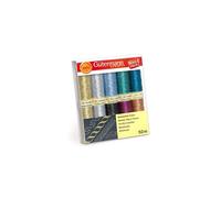 Gutermann Sewing Set: Metallic Effect Thread, Assorted, 10 x 50m