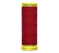 744557 2063 Red Gutermann Elastic Thread Thread 10mtr