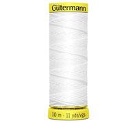 Gütermann Shirring Elastic Stretch Thread 10m White - Each