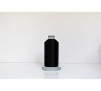 Gutermann Skala 360 Semi-Transparent Polyester Thread Cone 20,000 m | Invisible Seams Overlocker & Sewing Cone for Fine Fabrics, Bridal Wear, Blind Hemming - White, Black & Colours (000 Black)