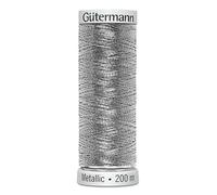 Gütermann Sulky Metallic Embroidery Thread 7009 Silver 200 m each