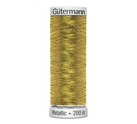 709760 7007 Gutermann Sulky Metallic Thread: 200m, Light Gold, Gut_709760-7007-1